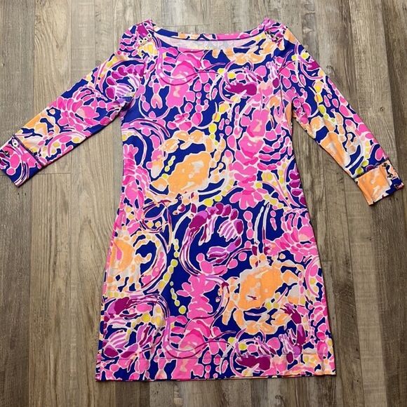 Lilly Pulitzer Brilliant Blue Catch and Release Sophie Dress - Picture 3 of 14